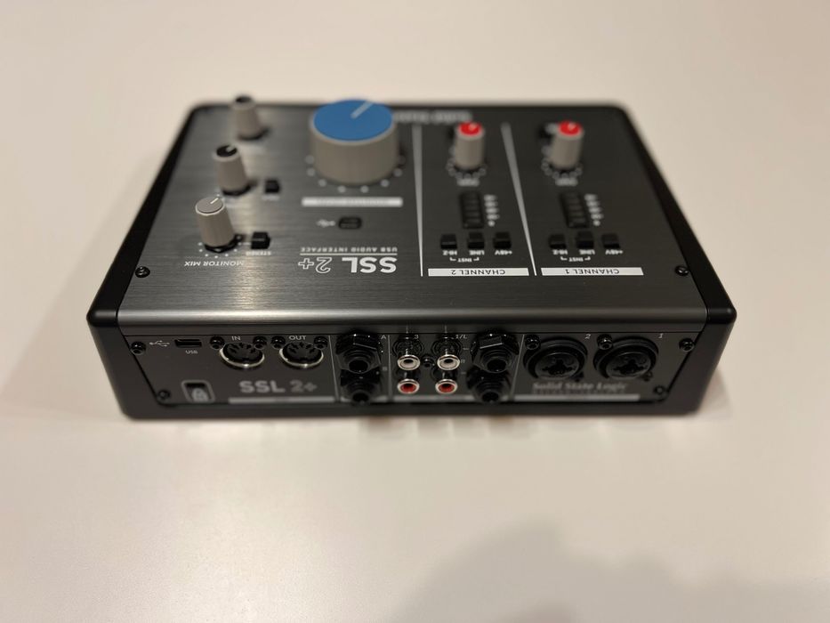 Interfejs audio SSL2+ - stan jak nowy, używany kilka razy