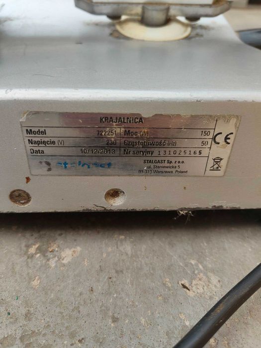Krajalnica Stalgast 722251