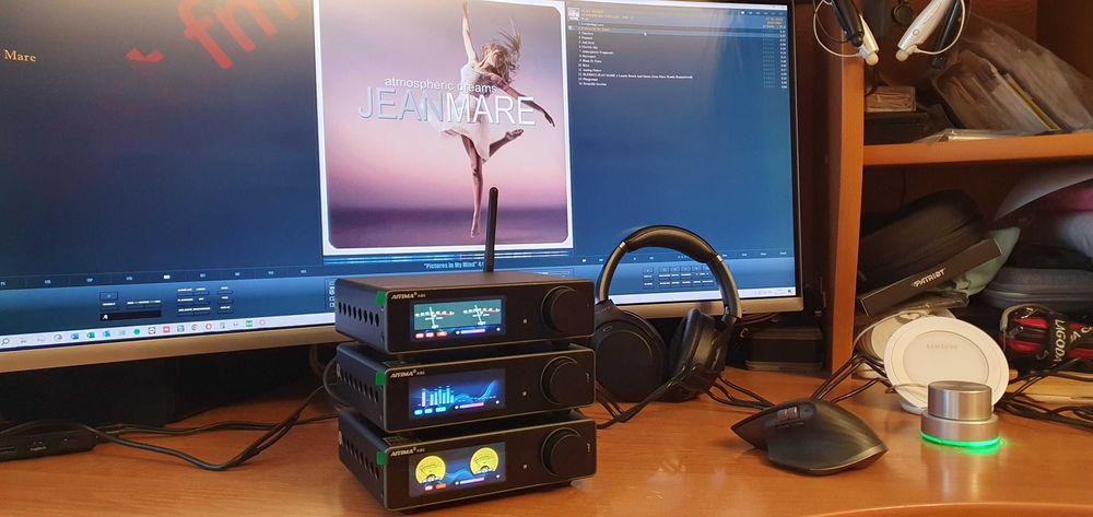 Підсилювач звуку AIYIMA A80 + ЦАП Bluetooth 5.1 з Б. Живлення 48 V 5А
