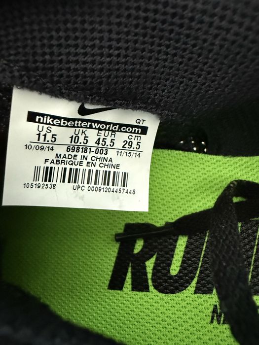 Ténis de corrida Nike Flyknit Lunar 3 - Semi-novos, Tamanho 45.5