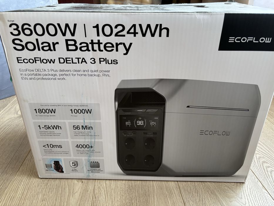 Зарядна станція EcoFlow DELTA 3 Plus