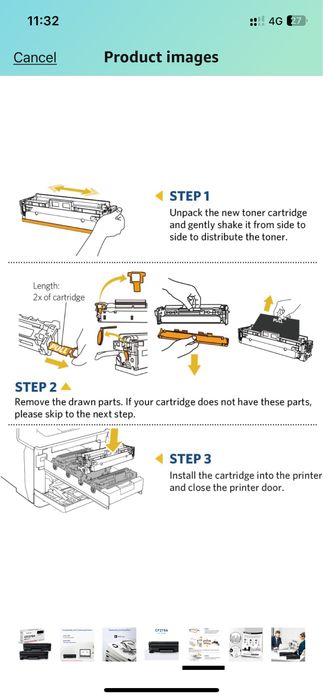 Toner impressora HP Pro M12 e/ou MFPM26 - NOVO (embalado e por usar)