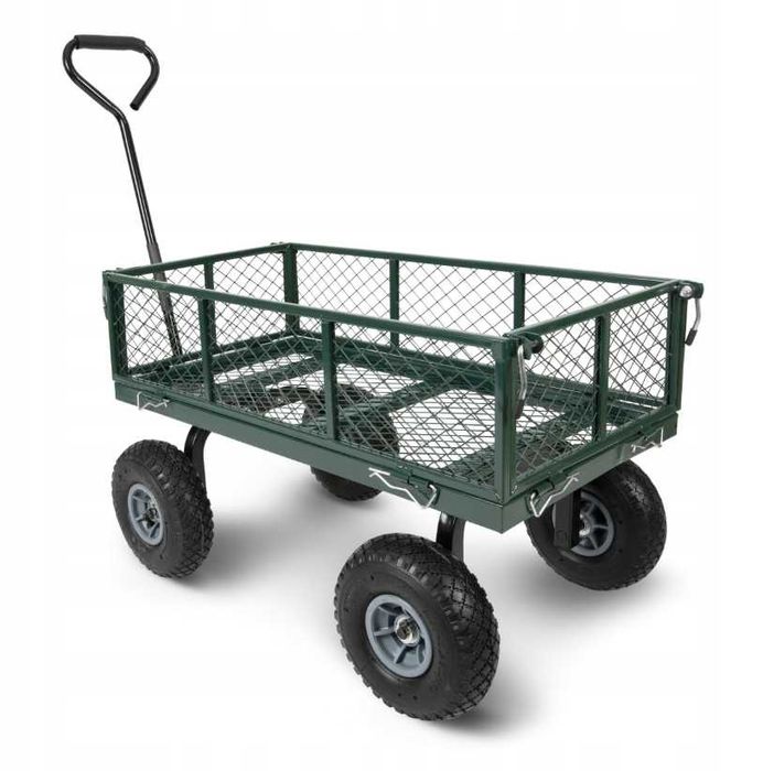 NOWY Wózek Ogrodowy Transportowy Przyczepka Taczka 3w1 Do 450kg FV