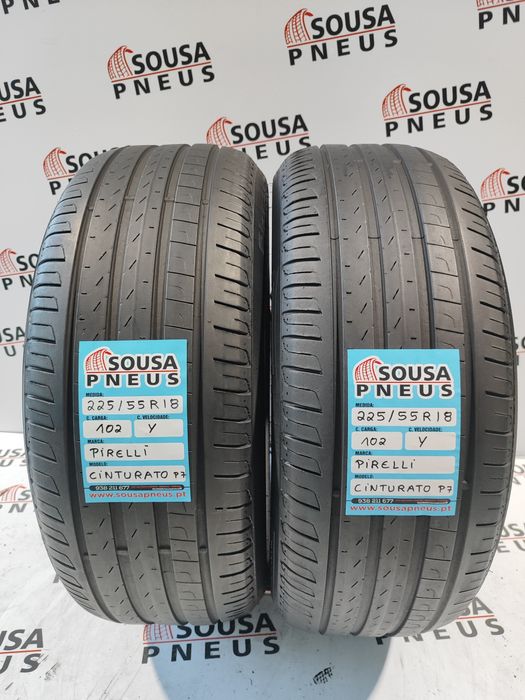 2 pneus semi novos 225-55R18 Pirelli - Oferta dos Portes