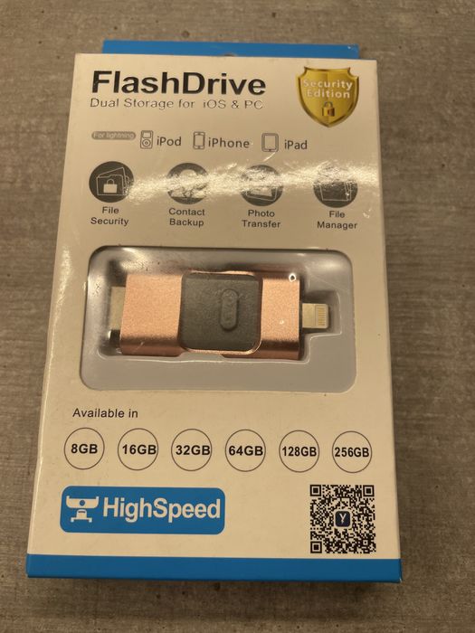 Flash Drive Pendrive podwojne przechowywanie ios i pc