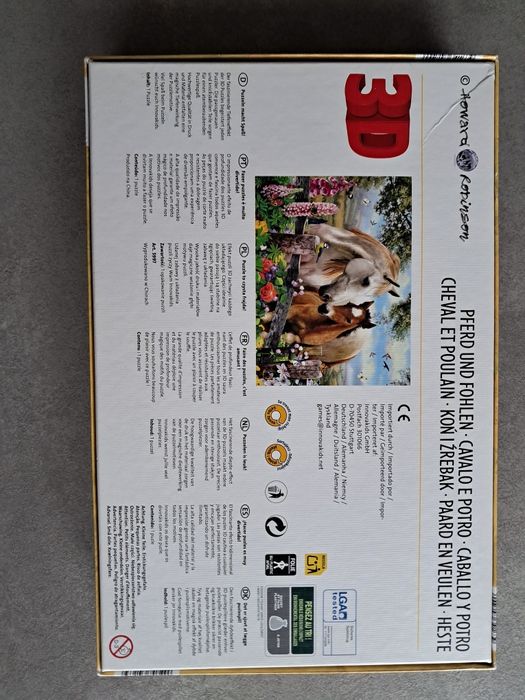 Puzzle 3D koń i źrebak