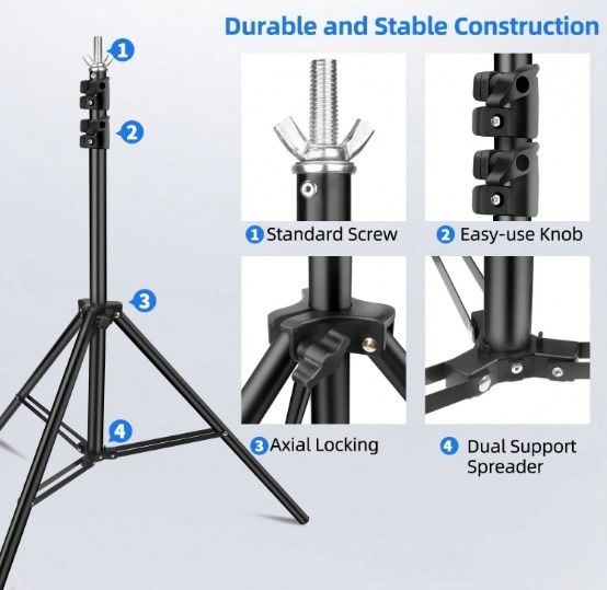 Kit de suporte para fundo fotográfico