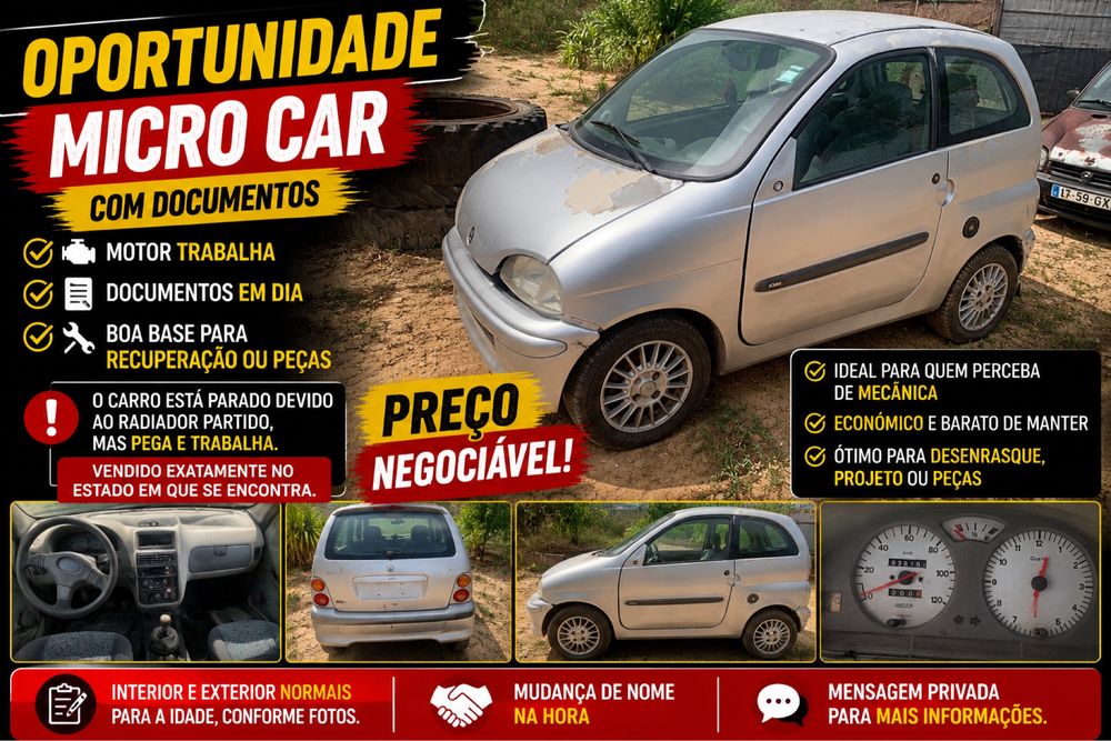 OPORTUNIDADE — MICRO CAR-COM DOCUMENTOS