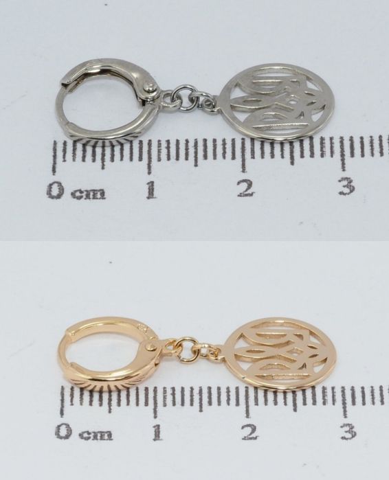 Різні сережки Xuping герб України