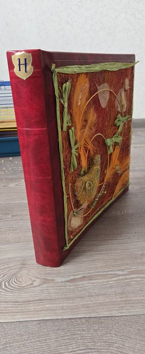 Фотоальбом ручной работы из натуральных компонентов