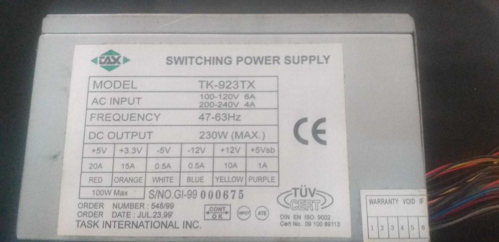 Lote Fontes Alimentação ATX 230w a 400w