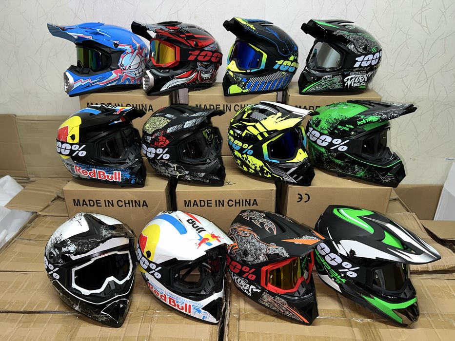 Мотошлем кроссовый эндуро