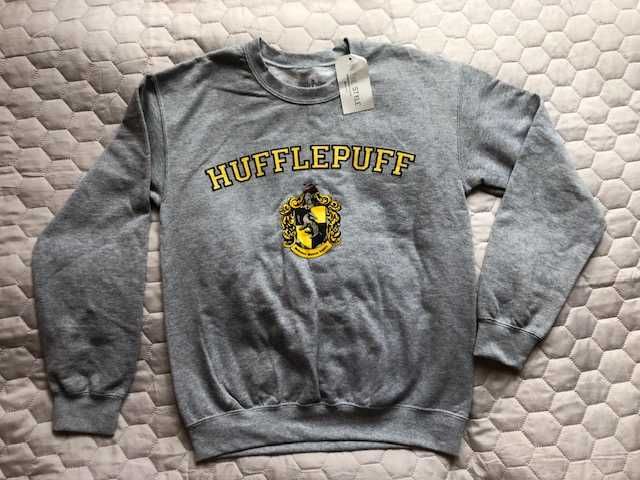 Szara bluza Hufflepuff Harry Potter