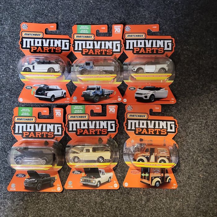 Miniaturas Matchbox Moving Parts