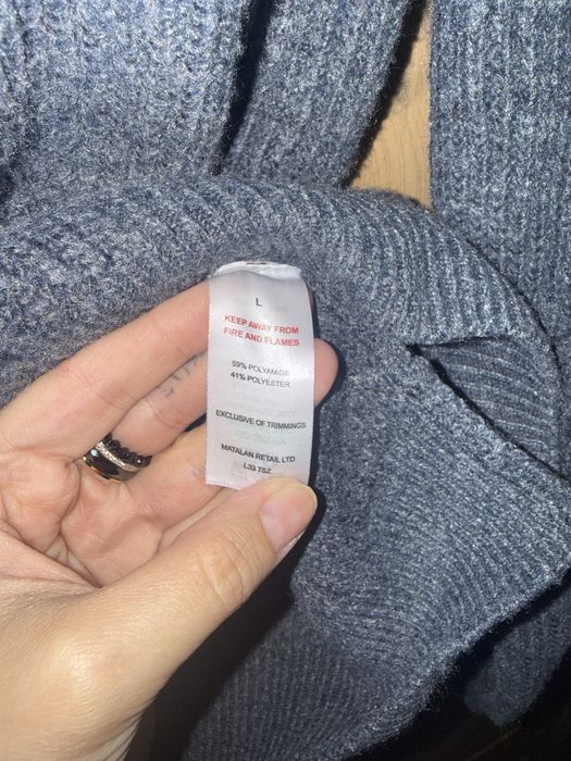 Sweter sweterek niebieski easy L 40 unisex
