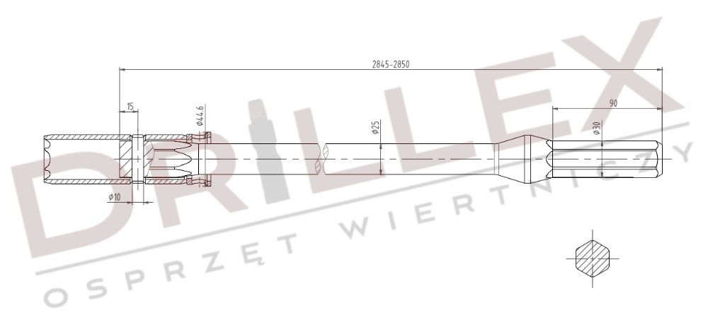 Żerdzie wiertnicze Ditch Witch AT30 1597 zł