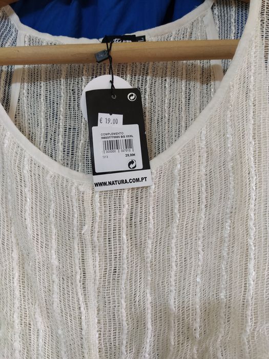 Tunica de algodão da Natura Nova