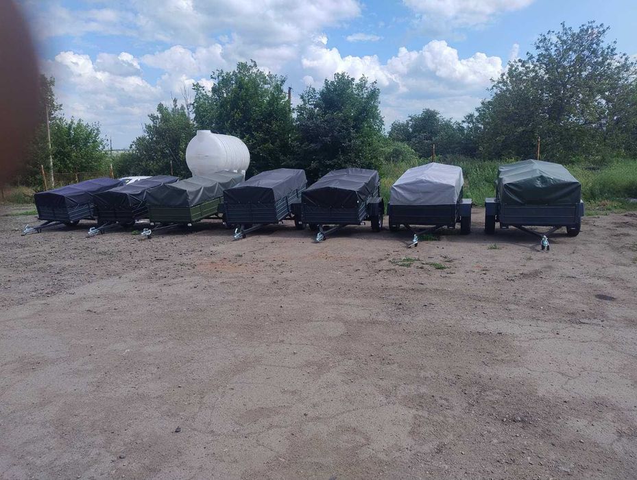 Прицеп ПРИЧІП  ПА 2000*1300*450 на ресорах Алко від заводу.