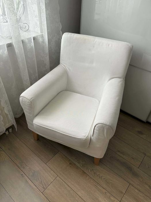 Fotel Ikea biały