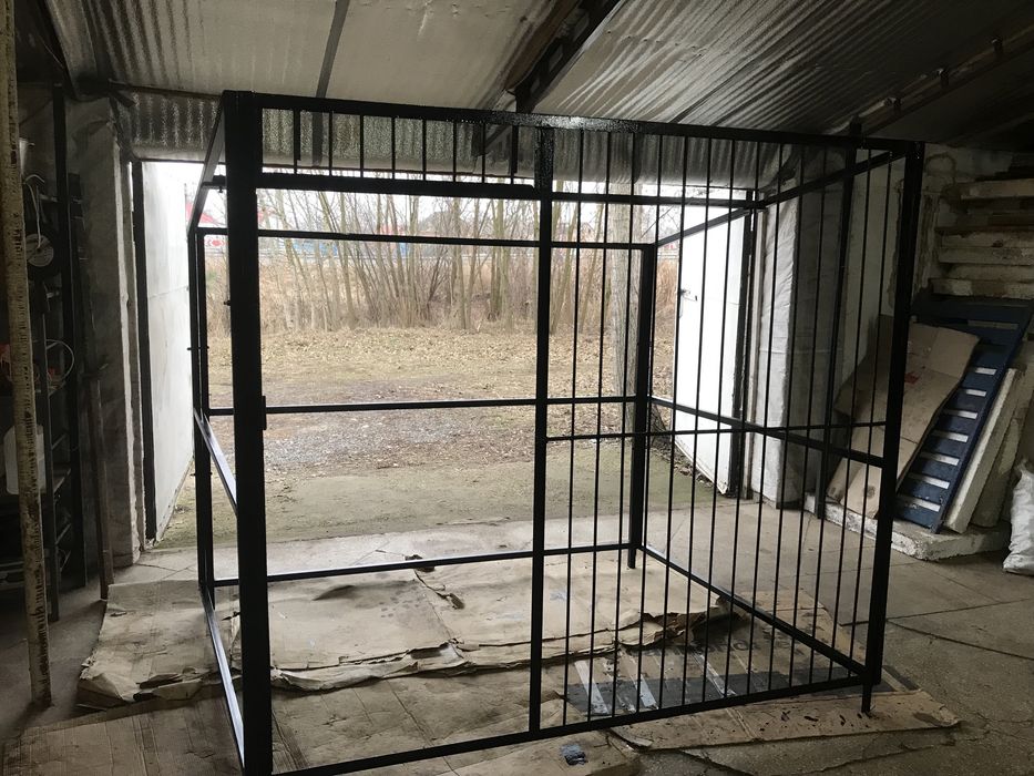 Вольер для собак разборный металоконструкція