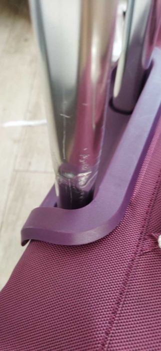 Дорожня середня валіза Чемодан Three Birds M на 4 колесах фіолетовий