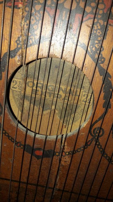 Stara niemiecka cytra Menzenhauer - wykonana w Berlinie