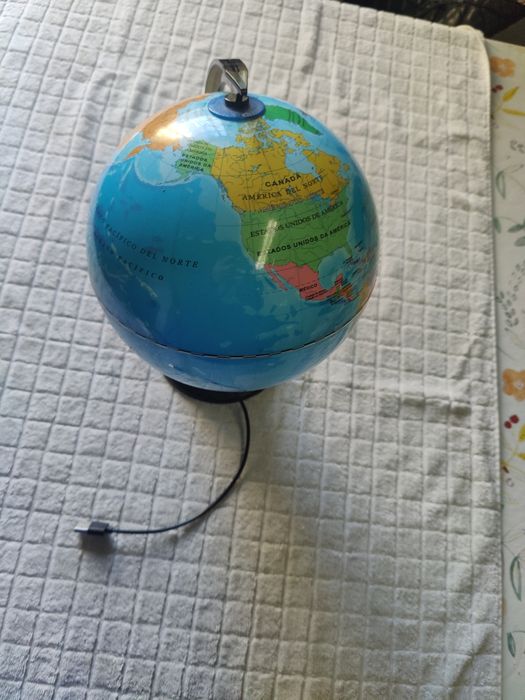 Globo da terra que dá Luz