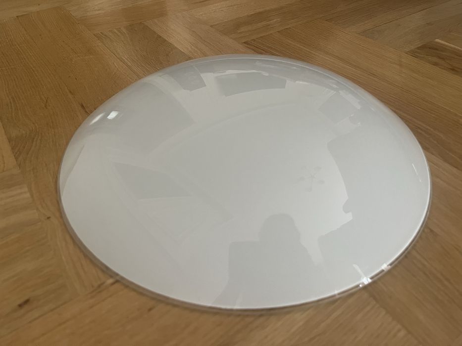 Szkło klosz mleczny plafoniera sufitowa srednica 20cm