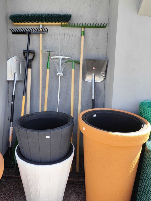 GRABIE metalowe regulowane plastikowe do liści wycinak chwastów widły