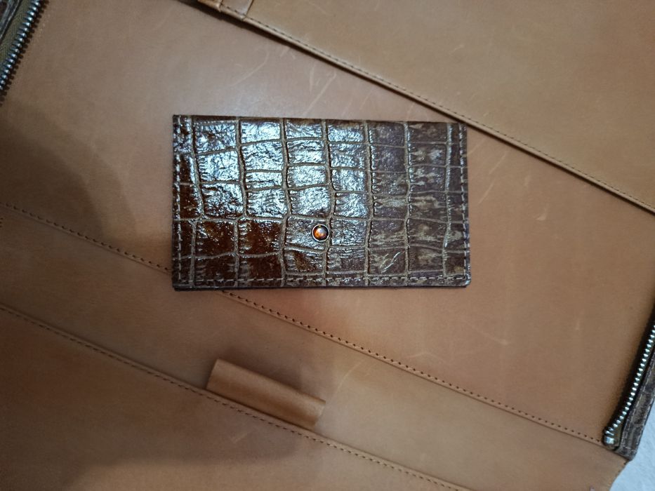 Aktówka teczka na dokumenty skórzana batycki