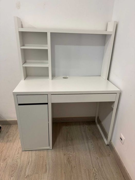 MICKE Secretária, branco, 105x50 cm