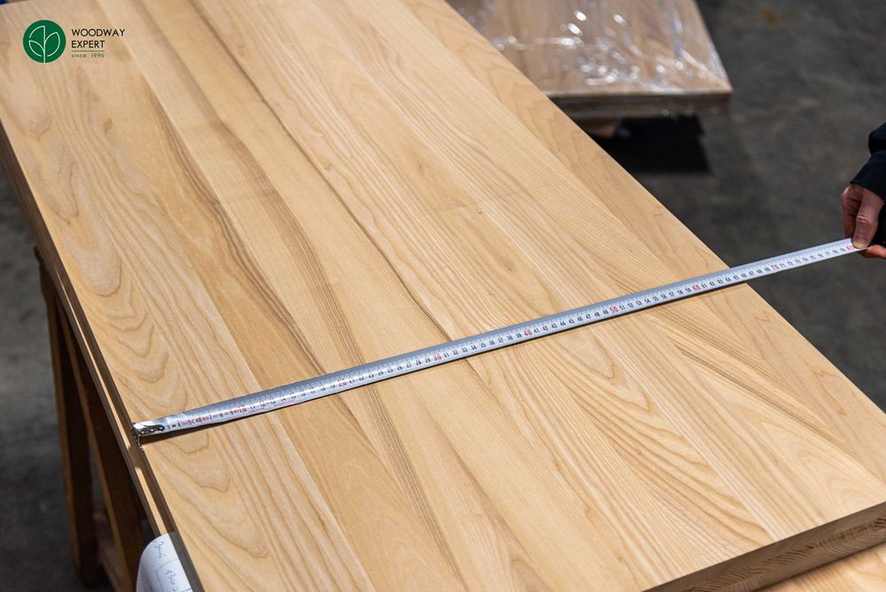 Меблевий щит з ясена цільноламельний, зрощений / 20 мм, 40 мм