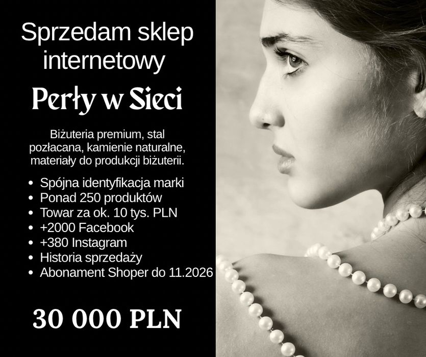 Sprzedam działający sklep internetowy