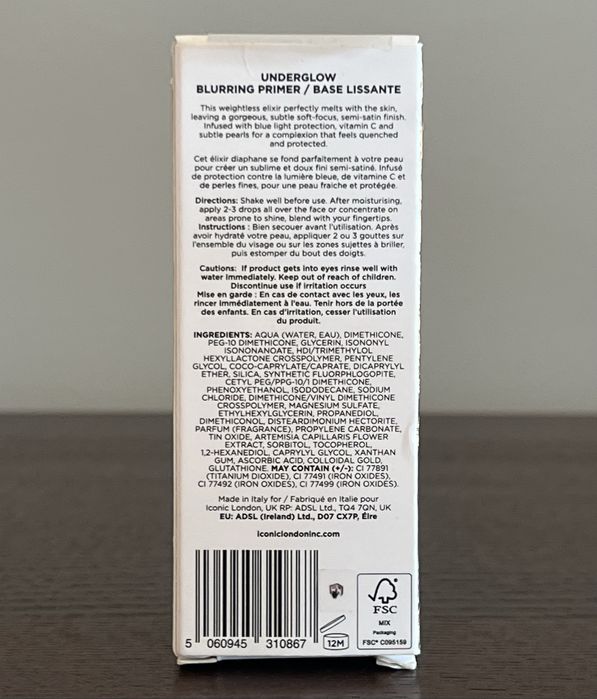 Iconic London Underglow Blurring Primer