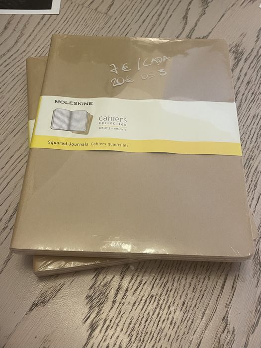 3 Moleskine XL 21,6 x 27,9 cm