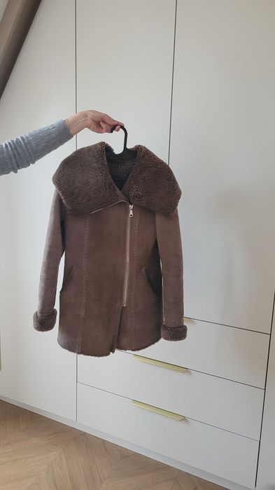 Kożuszek naturalny, rozmiar 36, S