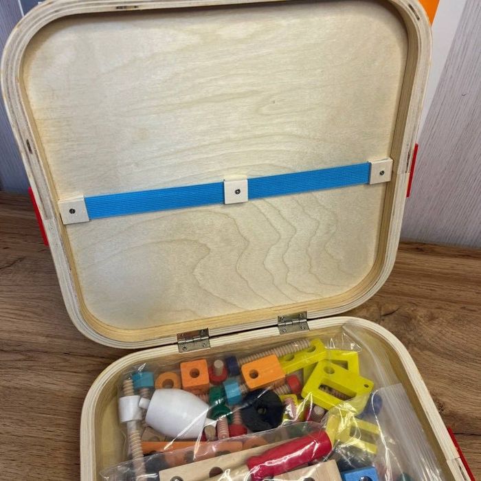 Дитячій дерев'яний конструктор від 3-х років