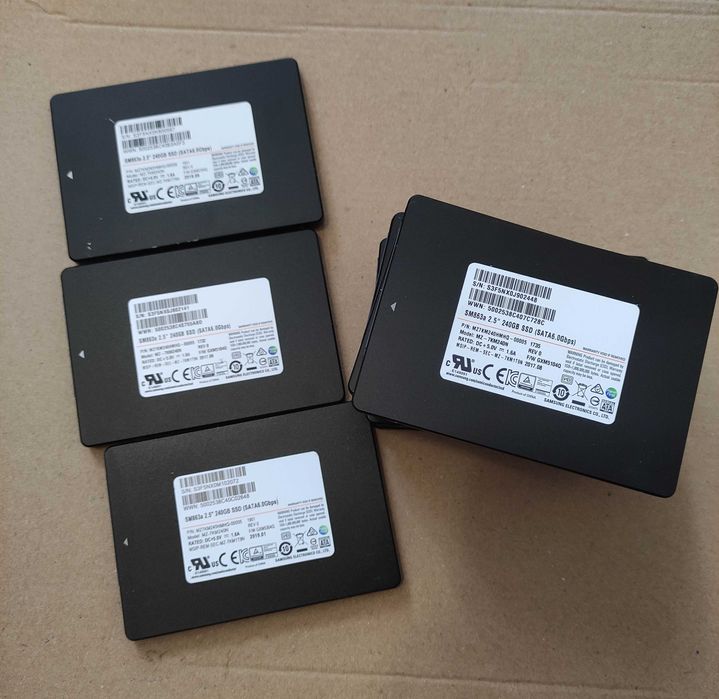 SSD 240Gb 256Gb Samsung 2.5" SATA Enterprise MLC