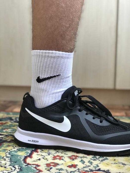 12 пар - 220грн! Носки высокие Nike мужские 100% хлопок шкарпетки найк