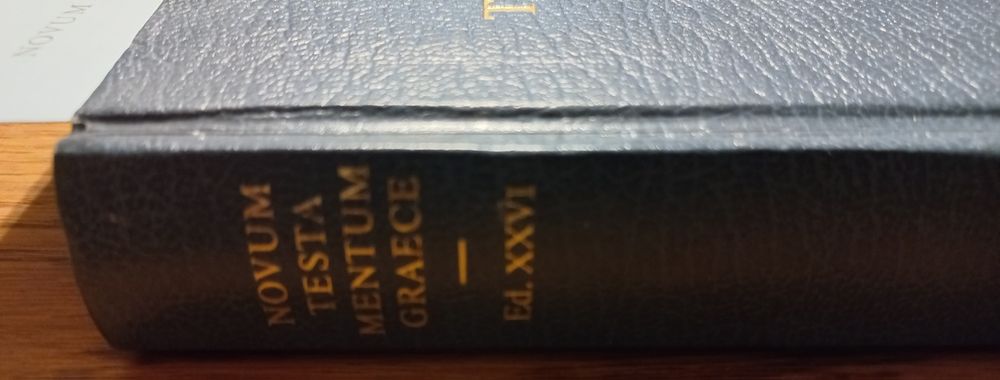 Książka, Nowy Testament w języku Greckim, Novum Testamentum Graece