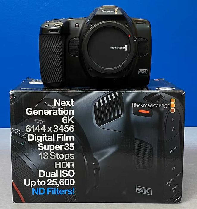 lackmagic Pocket Cinema Camera 6K Pro + Sigma 18-35mm f/1.8 + Rig + Tripé — 1.950€s
