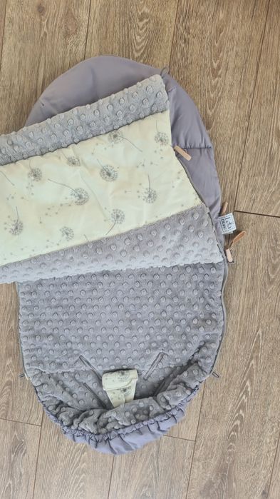 Lela Blanc ŚPIWOREK DO WÓZKA, Ekstra zimowy, model do GONDOLI I FOTELI