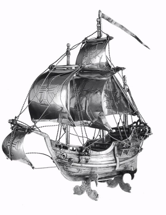 Colar com Pendente em Prata antiga