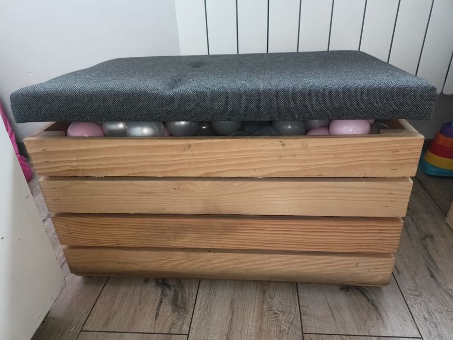 Skrzynia drewniana ,siedzisko