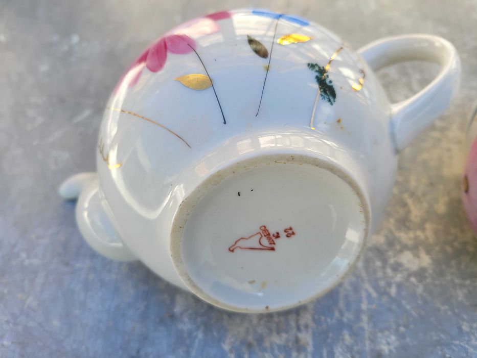 Сахарница  фарфор Дулево ссср