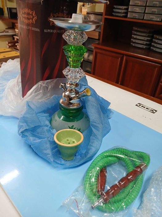 Cachimbo de água (Chicha ou Narguilé) baixo, NOVO