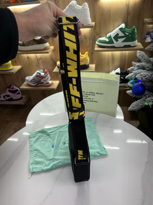 Сумка Месенджер OFF-WHITE SS24 Black / Yellow