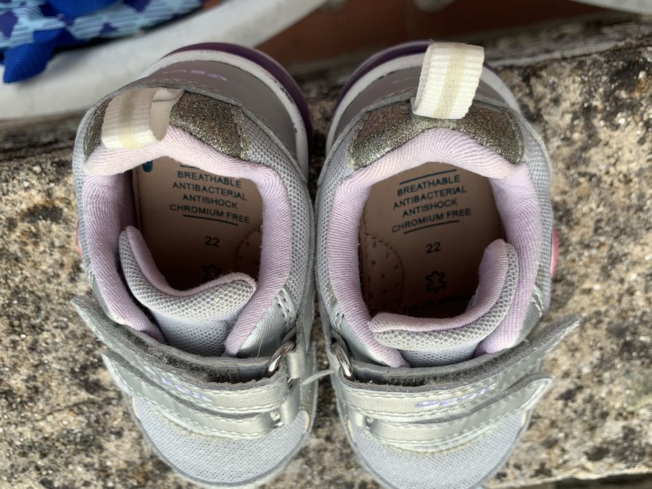 Tenis geox respiravel com luz