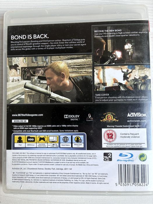 007 quantum of solace PS3