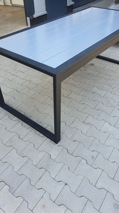 Stół tarasawy ogrodowy duży stabilny 200x100x77